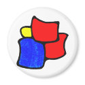 Colored Squares magnets by CrazyGear Colored Squares magnets