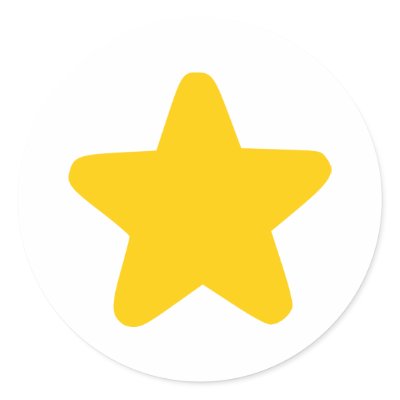Colored Star Stickers by Thinkdifferent