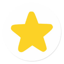 Colored Star stickers by Thinkdifferent Colored Star stickers