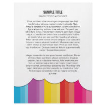 Colored Stripes Letterhead No.1