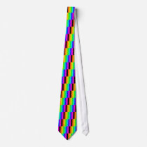 Colored Strokes Rainbow Neck Tie