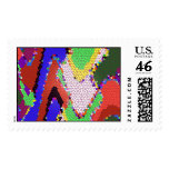 Colored Tile postage