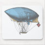 Colored Vintage Airship Mouse Pad