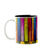 colored wood paneling mugs