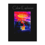 ColorExposion ArtPostCard