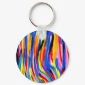 Colorflame Stripes Keychain