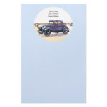 Colorful 1920s Vintage Automobile Party Event stationery