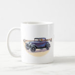 Colorful 1920s Vintage Automobile Tea Coffee Cup
