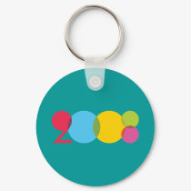 Colorful 2008 keychains