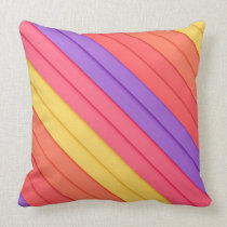Colorful 3D Stripes pillows