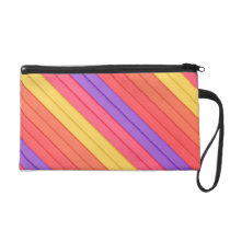 Colorful 3D Stripes bagettes bags