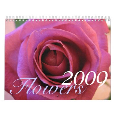 Colorful A Year of Flowers 2009 Calendar by LittleMilkyShop