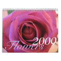 Colorful A Year of Flowers 2009 Calendar