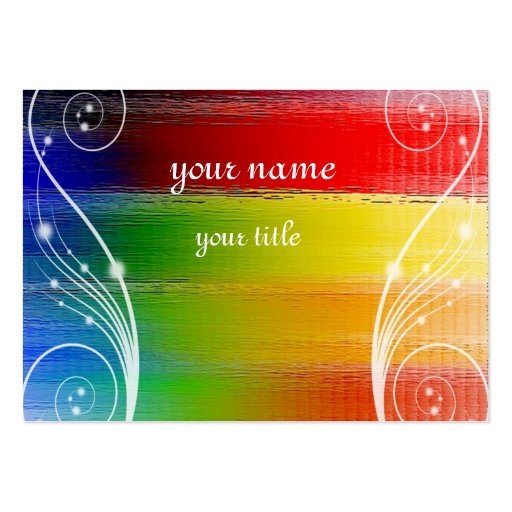 colorful Abstract art Business Card Templates (front side)