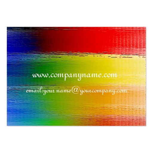 colorful Abstract art Business Card Templates (back side)