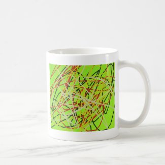 colorful abstract art coffee mug