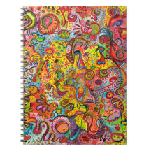 Colorful Abstract Art Notebook