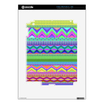 Colorful Abstract Aztec Pattern Skin For The iPad 2