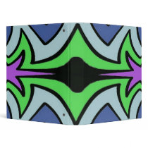 Colorful Abstract Binder