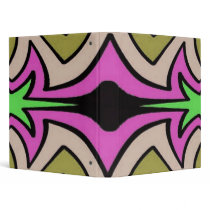 Colorful Abstract Binder