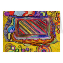 Colorful Abstract Card