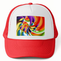 Colorful Abstract Design Hat by thehatch Colorful Abstract Design Hat