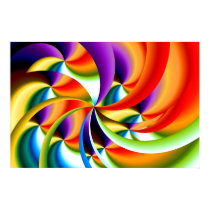 Colorful Abstract Design Poster posters by thehatch Colorful Abstract Design Poster posters