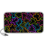 Colorful abstract doodle speakers