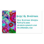 Colorful Abstract Dragonflies Business Cards
