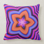 Colorful Abstract Flower Art Pillows