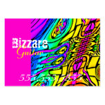 Colorful Abstract Guitar Business Cards