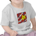 Colorful Abstract Patriotic Star Baby Tees t-shirts by naturetees Colorful Abstract Patriotic Star Baby Tees t-shirts