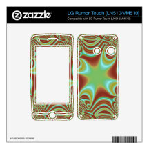 colorful abstract pattern decal for LG rumor touch
