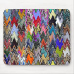 Colorful Abstract Pattern Mouse Pad