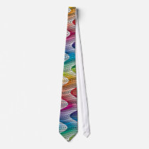 Colorful Abstract Pattern Tie by customties Colorful Abstract Pattern Tie