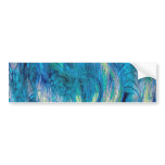 Colorful  Abstract Peacock Art Bumper Stickers