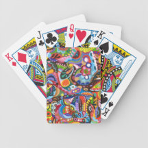 Colorful Abstract Playing Cards