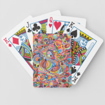 Colorful Abstract Playing Cards