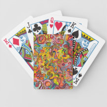 Colorful Abstract Playing Cards