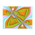 Colorful Abstract ~ postcard