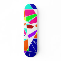 Colorful Abstract Power Art Skateboards