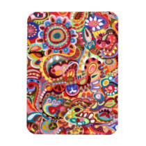 Colorful Abstract Premium Art Magnet