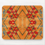 Colorful Abstract Red Design - Hand Painted mousepads
