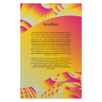 Colorful abstract shapes design stationery by karanta Colorful abstract shapes design stationery
