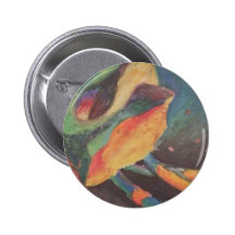 Colorful abstract shapes in space buttons