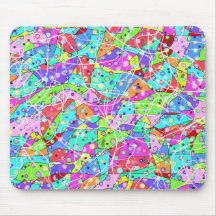 Colorful abstract shapes. mousepad