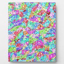 Colorful abstract shapes. plaques