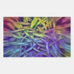 Colorful Abstract Weave Design Sticker