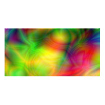 Colorful Abstraction Photo Card