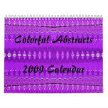 Colorful Abstracts 2009 Wall Calendars